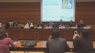 لا شيء امن - ندوة في مقر الامم المتحدة - جنيف 23 ايلول/سبتمبر 2016