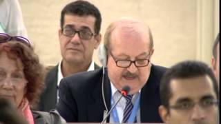 22nd Special Session of Human Rights Council, Union of Arab Jurists, Mr Elias Khouri Joint Statemen