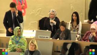 Entisar al Obady Panel discussion on Genocide 15th Meeting 25th Regular Session of Human Rights
