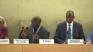 41st Session UN Human Rights Council - Response by the Commission of Inquiry on Burundi under Item 4