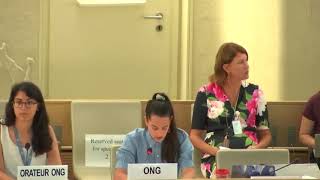 42nd Session UN Human Rights Council - Excessive use of Force against Minorities in Myanmar: Dialogue with Fact Finding Mission of Human Rights in Myanmar - Valentina Gutierrez