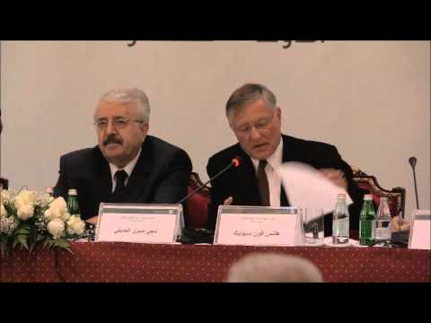 د. هانز فون سبونيك - مؤتمر ''عشر سنوات على احتلال العراق'' 10 و11 نيسان/ابريل 2013 - الدوحة، قطر