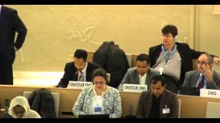 31st Session of the Human Rights Council Item 3 Mr Boris Blasberg