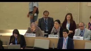 33rd session of the Human Rights Council - Item 9 - Ms Iman Abu Zueiter