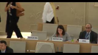 33rd session of the Human Rights Council - Item 9 - Ms Alessia Vedano