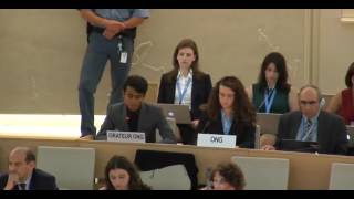 35th Session of the Human Rights Council - GD Item: 6 - Mr Siddharth Abraham Srikanth 19 June 2017