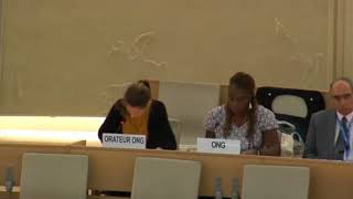 36th Session of the Human Rights Council - ID: Working Group African Descent - Ms. Martina Castoglioni 26 September 2017