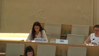 36th Session of the Human Rights Council - UPR South Africa - Ms. Elena Pivanti
