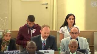 39th Session Human Rights Council - Item 7 GD on Human Rights Situation in Palestine - Christopher Gawronski