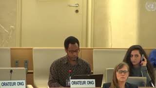 40th Session UN Human Rights Council - Item 4 Dialogue with Commission on South Sudan - Mutua K. Kobia