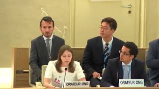 40th Session UN Human Rights Council - Peace and Security under GD Item 2 - Ms. Claudia Bennett