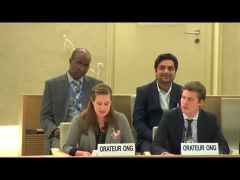 40th Session UN Human Rights Council - Violence and Hate Speech under GD Item 9 - Ariana Smith