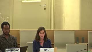 41st Session UN Human Rights Council - Reconciliation, Peace and Justice in Central African Republic under Item 10 - Ms. Audrey Ferdinand