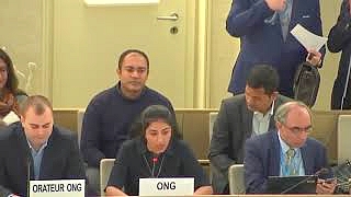 42nd Session UN Human Rights Council - Torture and Enforced Disappearances in Iraq under Item 3 - Aya Mohamed Ashekhili