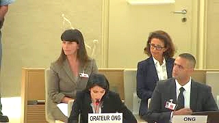 42nd Session UN Human Rights Council - Crimes against Humanity against the Palestinian people & use of violence against children under Item 7 - Lubna Sarra