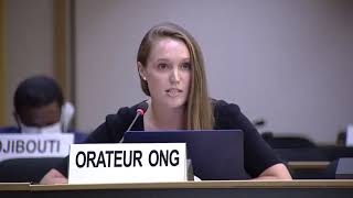 45th Session UN Human Rights Council - Violations against Peaceful Protestors in Iraq under General Debate Item 2 - Hannah Bludau