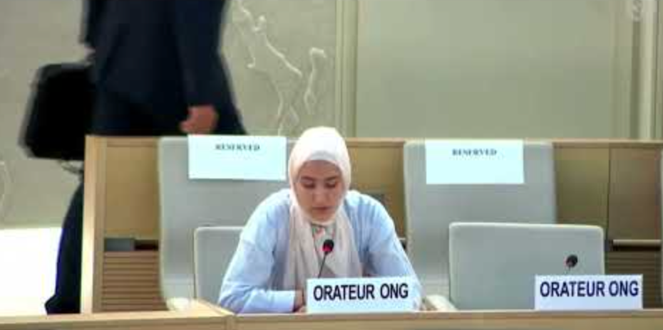 Farah from GICJ - 50th session HRC - Syrian Arab Republic (UPR)