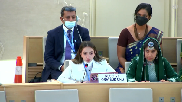Danya Al-Thani from GICJ - 51st session HRC - UN Must Urgently Identify the Houthi Militia as a Terrorist Organisation
