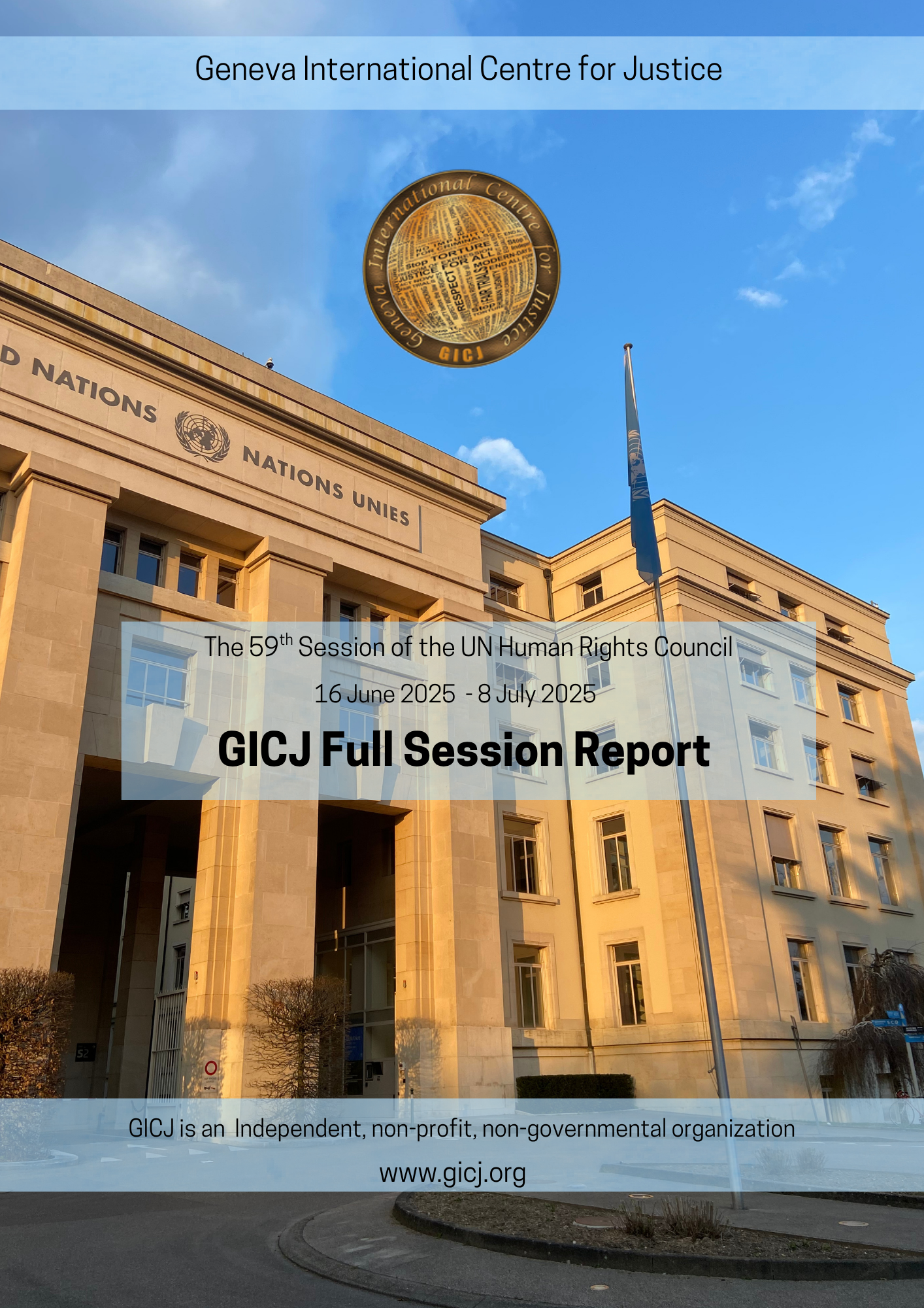 The 59th Session of the Human Rights Council 21 x 29.71 cm